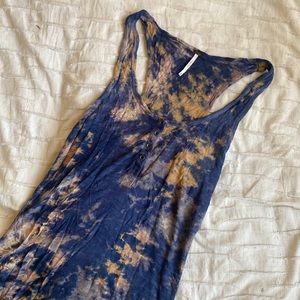 Free People Tie-Dye Racerback Tank